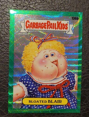 BLOATED BLAIR [Green Wave] #136b 2021 Garbage Pail Kids Chrome