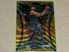 Karl Anthony Towns [Gold Wave] #161 Basketball Cards 2019 Panini Select Prices