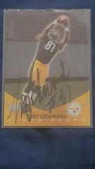 Troy Edwards Football Cards 1999 Stadium Club Chrome Clear Shots Prices