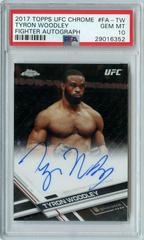 Tyron Woodley #FA-TW Ufc Cards 2017 Topps UFC Chrome Fighter Autographs Prices