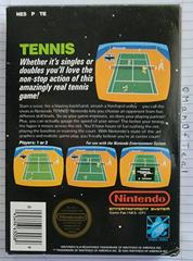Box Back | Tennis [5 Screw] NES