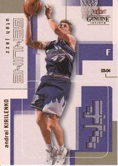 Andrei Kirilenko Basketball Cards 2003 Fleer Genuine Insider Prices