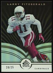 Larry Fitzgerald [Black] #1 Football Cards 2005 Upper Deck Reflections Prices