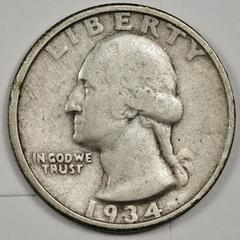 1934 [DOUBLE DIE] Coins Washington Quarter Prices