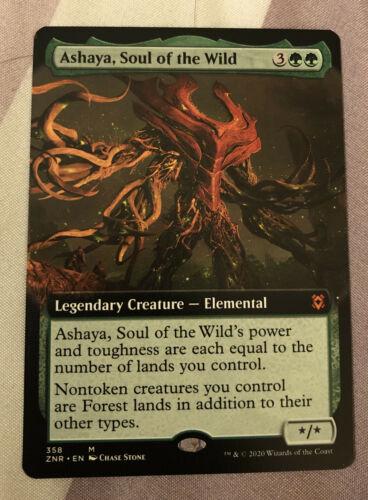 Ashaya, Soul of the Wild [Extended Art] Prices | Magic Zendikar Rising ...