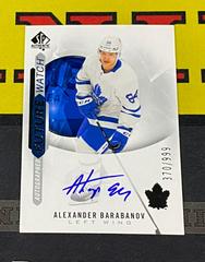 Alexander Barabanov [Autograph] Hockey Cards 2020 SP Authentic Prices