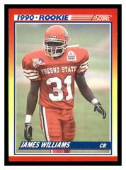 James Williams #641 Football Cards 1990 Panini Score Prices