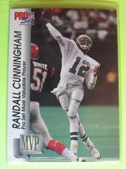 Randall Cunningham #12 Football Cards 1992 Pro Set Gold MVP's Prices