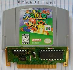 Cartridge And Motherboard | Super Mario 64 Nintendo 64