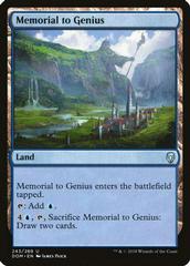 Memorial to Genius [Foil] Magic Dominaria Prices