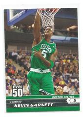 Kevin Garnett #40 Basketball Cards 2008 Topps Prices