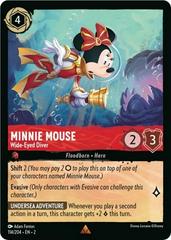 Minnie Mouse - Wide-Eyed Diver [Foil] Lorcana Rise of the Floodborn Prices