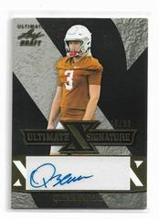 Quinn Ewers [Gold] Football Cards 2022 Leaf Ultimate Draft X Autographs Prices