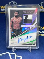Kevin Holland [Memorabilia Autograph Acetate] Ufc Cards 2021 Panini Immaculate UFC Prices