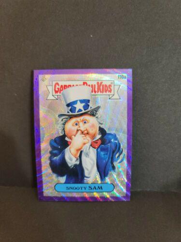 Snooty SAM [Purple Wave] #110a 2020 Garbage Pail Kids Chrome