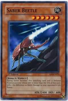 Saber Beetle [1st Edition] SOI-EN023 YuGiOh Shadow of Infinity