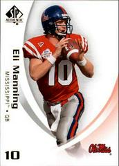 Eli Manning #33 Football Cards 2010 SP Authentic Prices