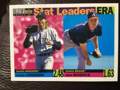 Stat Leaders E. R. A. [R. Johnson, G. Maddux] #8 Baseball Cards 1996 Collector's Choice Prices