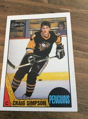Craig Simpson Hockey Cards 1987 O-Pee-Chee Prices