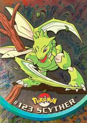 Scyther [Foil] #123 Pokemon 2000 Topps TV Prices