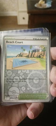 Beach Court [Reverse Holo] #167 photo