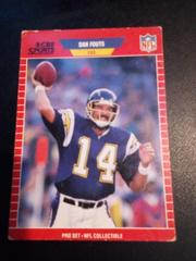 Dan Fouts #14 Football Cards 1989 Pro Set Announcer Inserts Prices