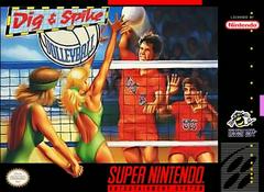 Dig And Spike Volleyball - Front | Dig and Spike Volleyball Super Nintendo