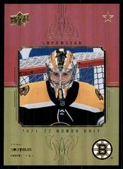 Jeremy Swayman [Rainbow Red] Hockey Cards 2021 Upper Deck Honor Roll Prices