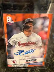 Bo Naylor #BEO-BN Baseball Cards 2024 Topps Big League Baseball Electric Orange Foil Autograph Prices