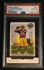 Aaron Rodgers [Black] Football Cards 2005 Topps Prices