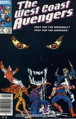 The West Coast Avengers [Newsstand] #5 (1986) Comic Books West Coast Avengers Prices