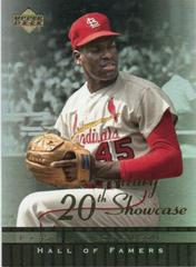 Bob Gibson #S8 Baseball Cards 2001 Upper Deck Hall of Famers 20th Century Showcase Prices