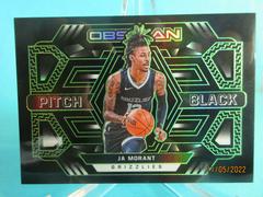 Ja Morant [Green] #12 Basketball Cards 2021 Panini Obsidian Pitch Black Prices