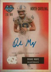 Drake Maye #55B-DMA Football Cards 2023 Bowman Chrome University 1955 Autographs Prices