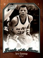 Terry Cummings #32 Basketball Cards 2009 Upper Deck Greats of the Game Prices