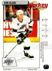 Rob Blake #71 Hockey Cards 1992 Panini Stickers Prices