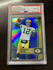 Aaron Rodgers [Blue Refractor] Football Cards 2012 Topps Finest Prices