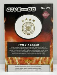 Back Of Card | Thilo Kehrer Soccer Cards 2021 Panini Mosaic Road to FIFA World Cup Give and Go