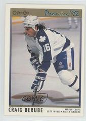 Craig Berube Hockey Cards 1991 O-Pee-Chee Premier Prices