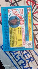 Back  | Mark Langston Baseball Cards 1988 Topps Mini League Leaders