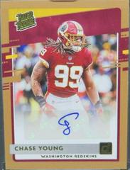 Chase Young [Autograph Bronze] #316 Football Cards 2020 Panini Donruss Prices
