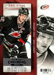 Eric Staal Hockey Cards 2013 Panini Contenders Prices