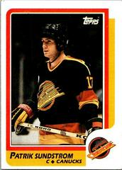 Patrik Sundstrom #156 Hockey Cards 1986 Topps Prices