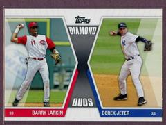 Barry Larkin, Derek Jeter Baseball Cards 2011 Topps Diamond Duos Prices