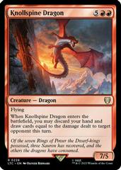 Knollspine Dragon #224 Magic Lord of the Rings Commander Prices