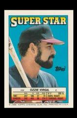 Ozzie Virgil #24 Baseball Cards 1988 Topps Stickercard Prices