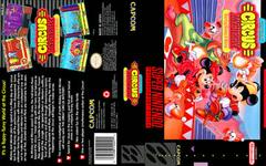 Box Front & Back Art | The Great Circus Mystery Starring Mickey and Minnie Super Nintendo
