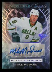 Mike Modano #SC-MM Hockey Cards 2021 Upper Deck Black Diamond Sparkling Scripts Prices