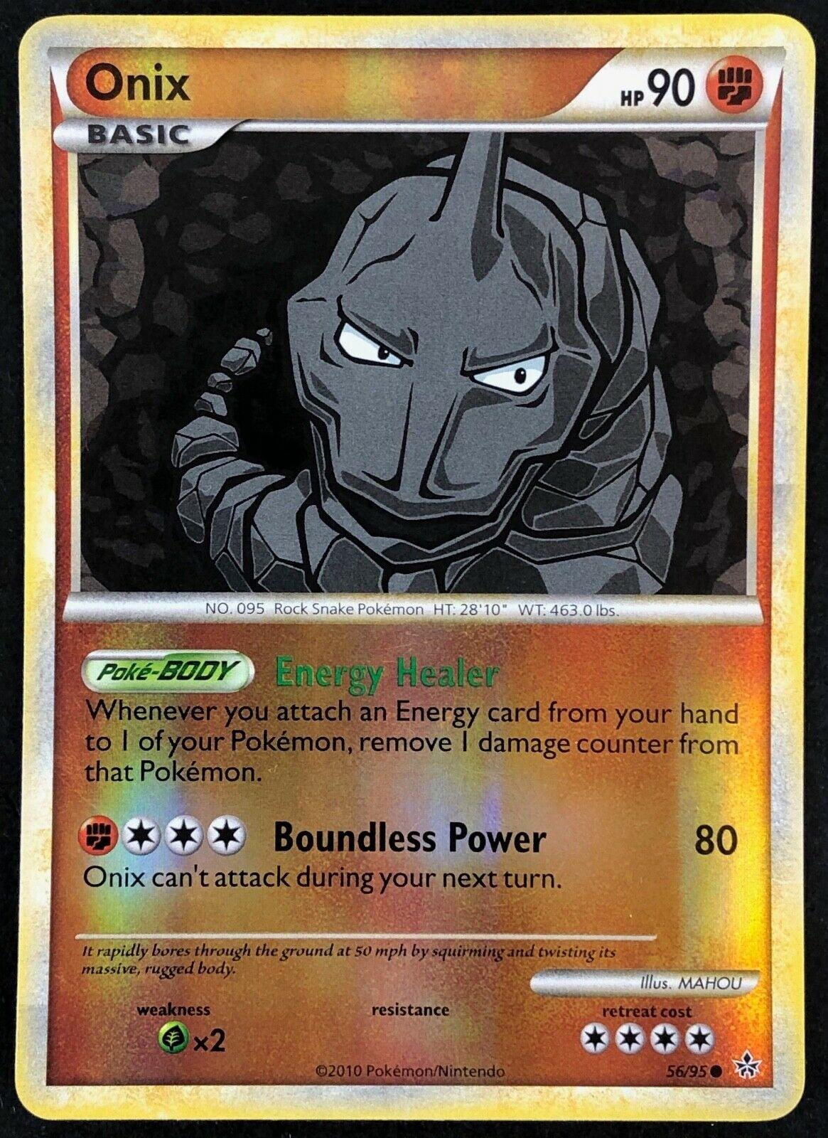 Onix [Reverse Holo] #56 Pokemon Unleashed