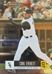 Carl Everett [Career Stat Line] #247 Baseball Cards 2005 Donruss Prices
